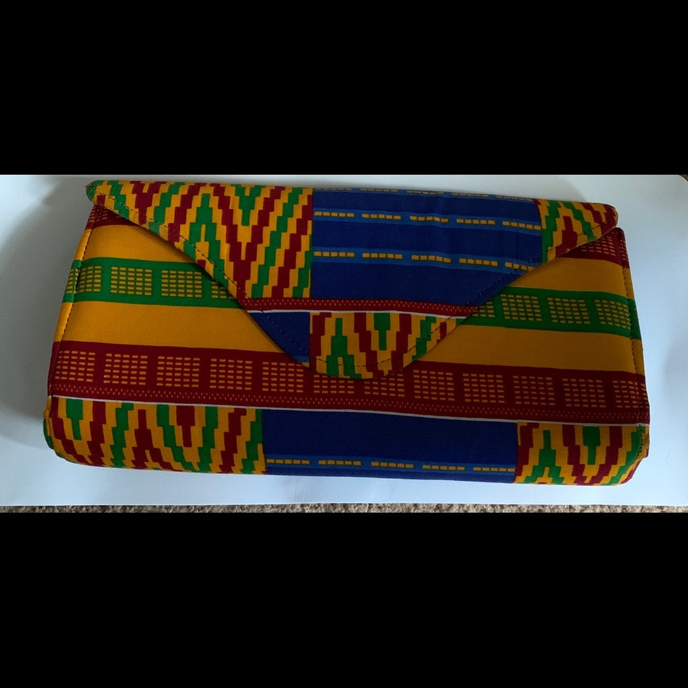 Handmade African Print Colorful Clutch bag
